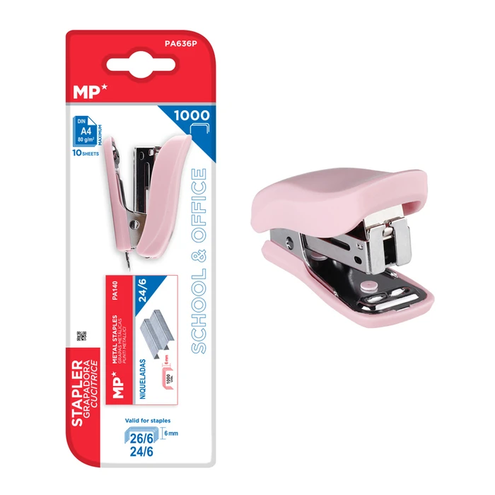 MP mini συρραπτικό PA636P ροζ