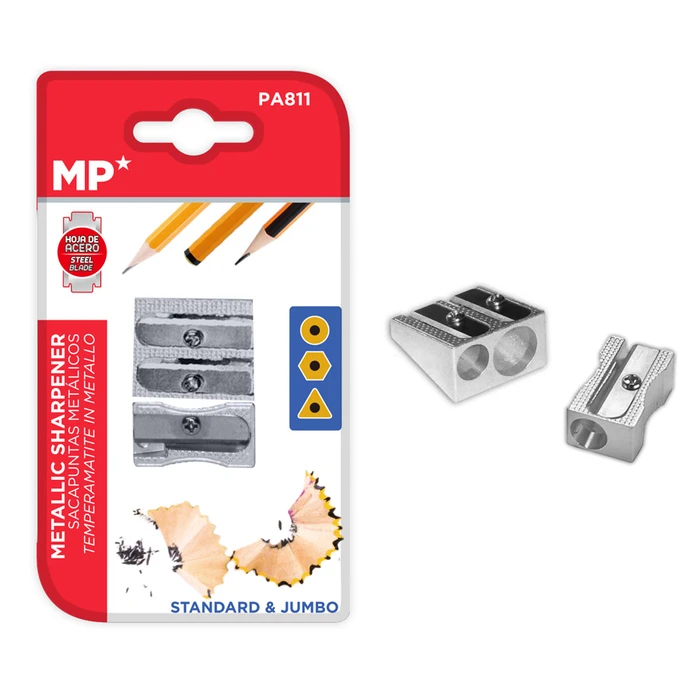 Σετ Μεταλλικές Mp Ξύστρες Pa811 25mm Ασημί