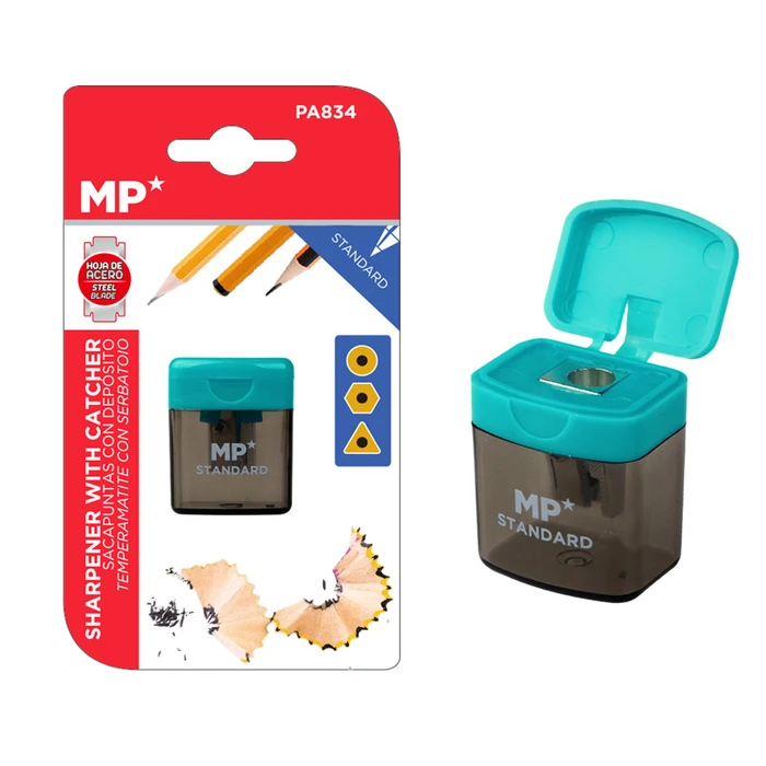 Ξύστρα Μολυβιών Mp Με Κάδο Pa834 Πράσινη