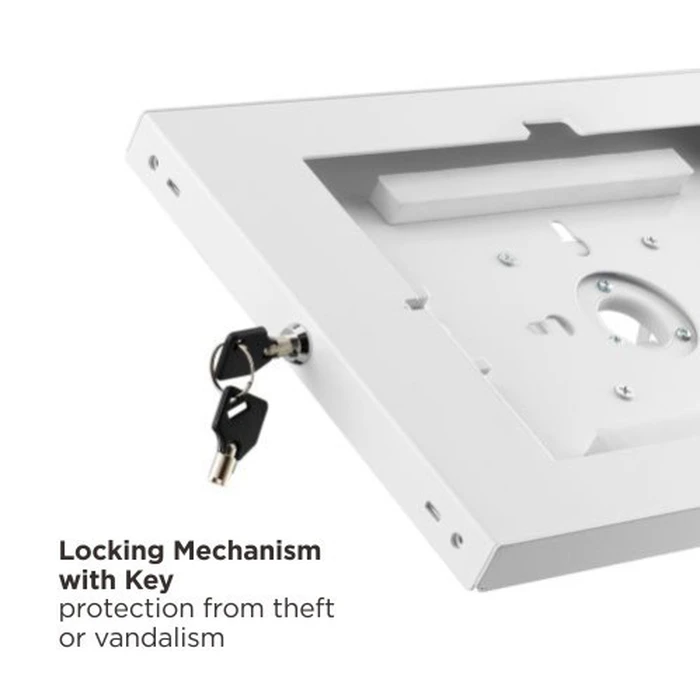 Επιτοίχια Βάση Tablet Brateck Pad34-01, Αντικλεπτική, 9.7-11", Μαύρη