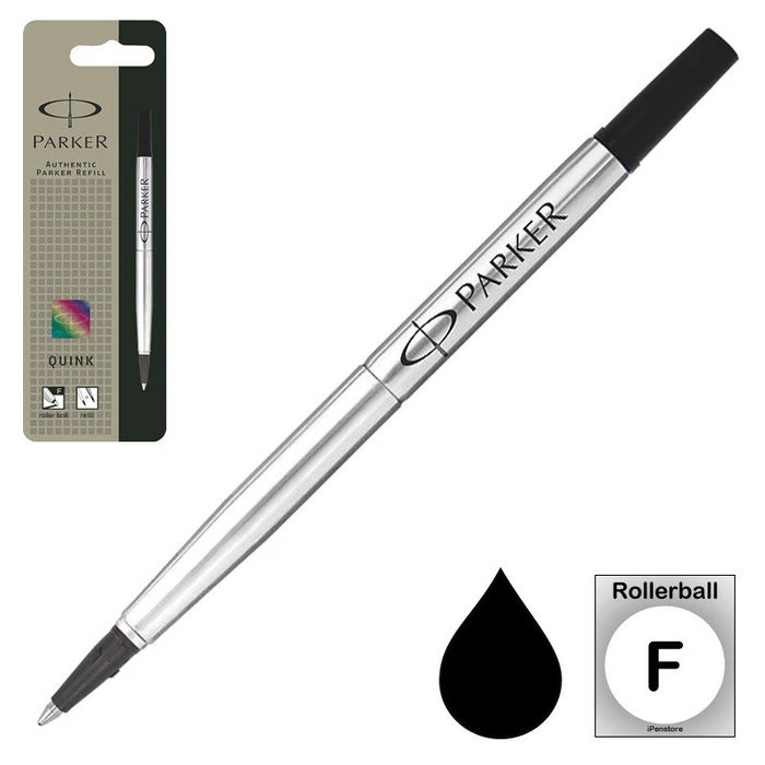Ανταλλακτικό Parker Rollerball Refill F black (Blister)
