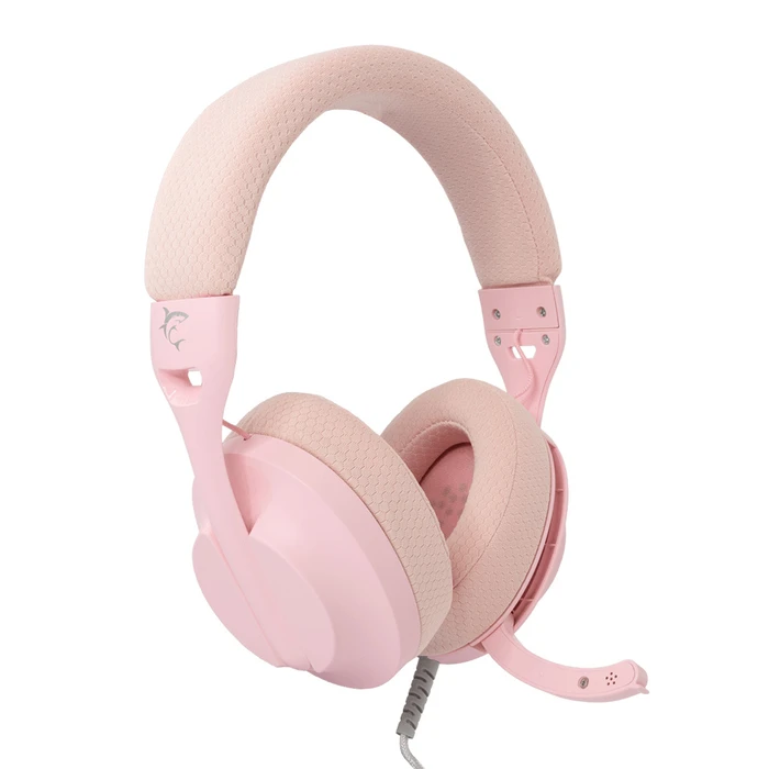 Gaming Headset White Shark Gh-2440 For Pc/Ps4/Ps5/Xbox/Mac Pink