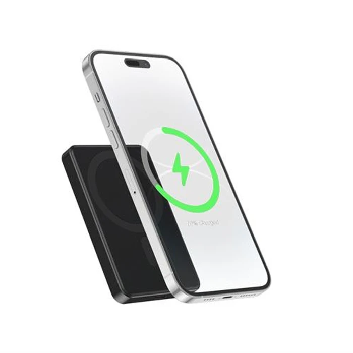 Energenie Magnetic MagSafe Power Bank 10000mAh 15W με Θύρα USB-C Power Delivery / Quick Charge / PPS Μαύρο