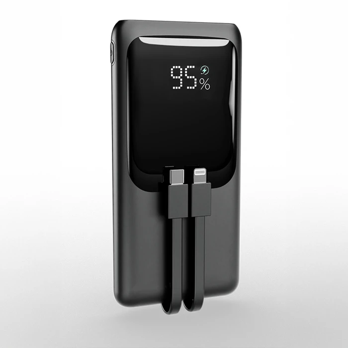 Energenie Power Bank 10000mAh 20W με USB-A & USB-C Μαύρο