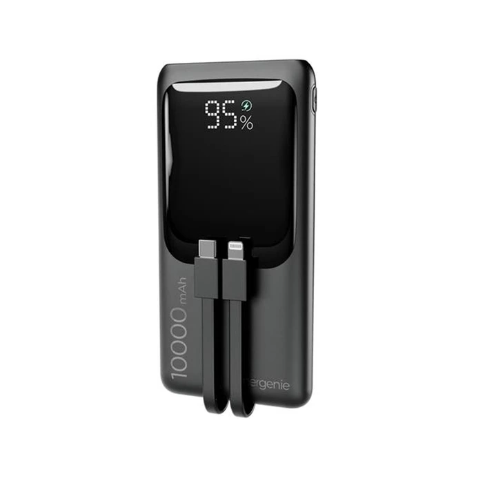Energenie Power Bank 10000mAh 20W με USB-A & USB-C Μαύρο