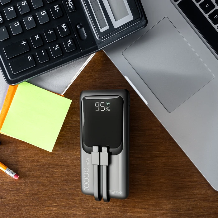 Energenie Power Bank 10000mAh 20W με USB-A & USB-C Μαύρο