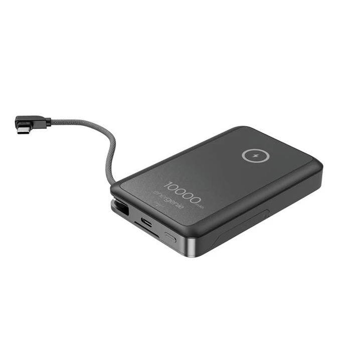 Energenie Μαγνητική Power Bank MagSafe 10.000mAh 15W με Stand Μαύρο