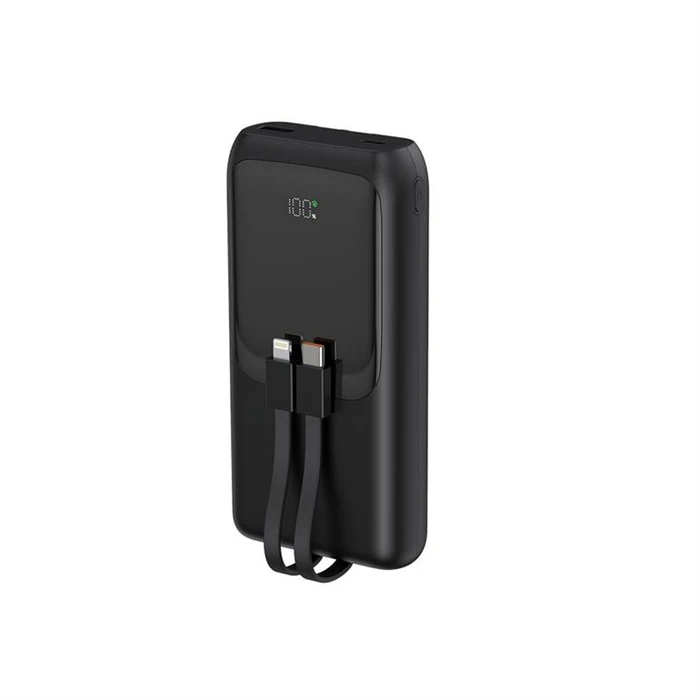 Energenie Fast Power Bank 20000mAh 20W με Θύρα USB-A και Θύρα USB-C Power Delivery / Quick Charge Μαύρο