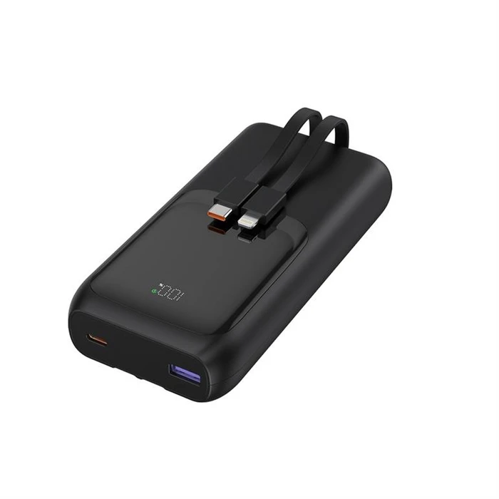 Energenie Fast Power Bank 20000mAh 20W με Θύρα USB-A και Θύρα USB-C Power Delivery / Quick Charge Μαύρο