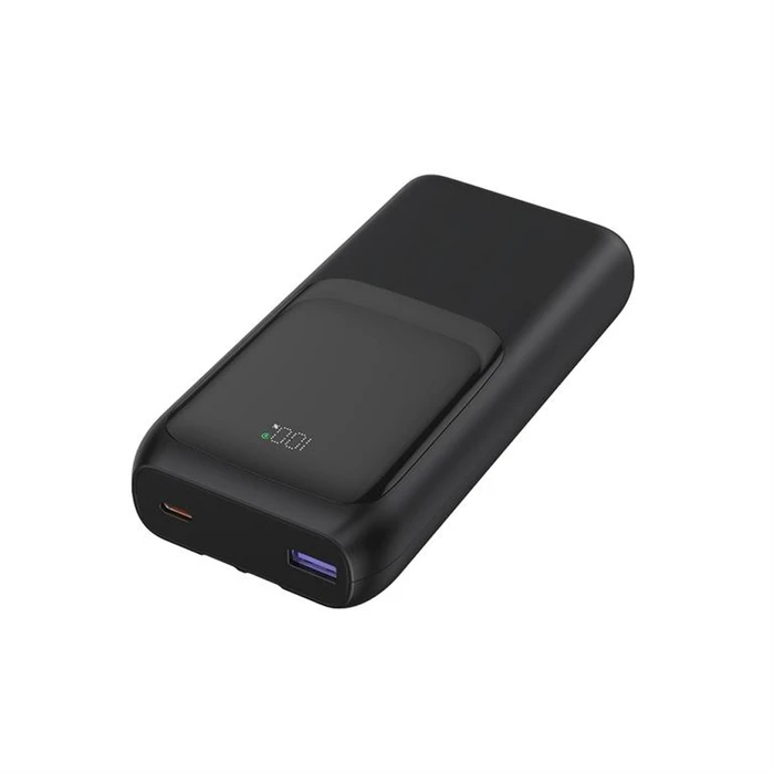 Energenie Fast Power Bank 20000mAh 20W με Θύρα USB-A και Θύρα USB-C Power Delivery / Quick Charge Μαύρο