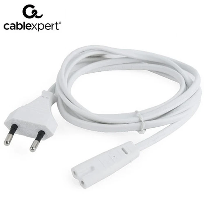 Καλώδιο Τροφοδοσίας Cablexpert EU INPUT 2PIN PLUG WHITE 1,8M