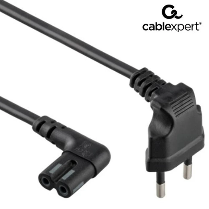 Καλώδιο Τροφοδοσίας Cablexpert C7 ANGLED Connectors 1M
