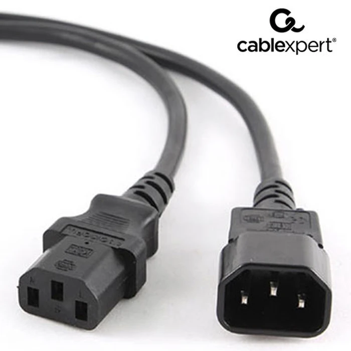 Καλώδιο Τροφοδοσίας Cablexpert C13 to C14 VDE APPROVED 5M