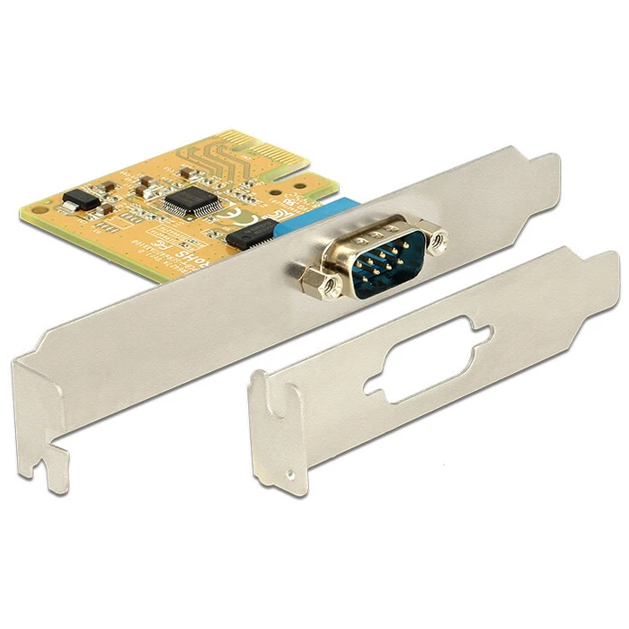 Controller PCIe Delock 1x D-Sub9 ext +LowProfile