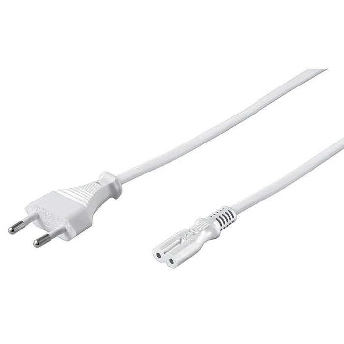 Microconnect IEC C7 Power Cable 5m - White (PE030750W)