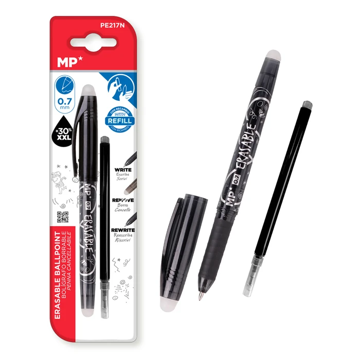 MP Στυλό διαρκείας erasable 0.7mm μαύρο