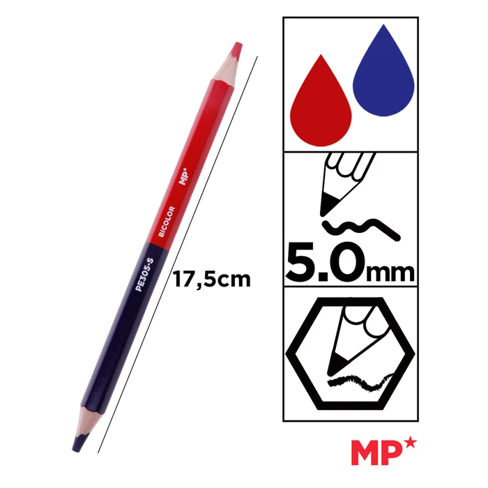 Madrid Papel Ξυλομπογιές Μπλε Σετ 3τμχ PE305