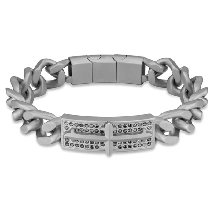 Ανδρικό Βραχιόλι Police Peagb2120403 (Talla L) από Ατσάλι Grey