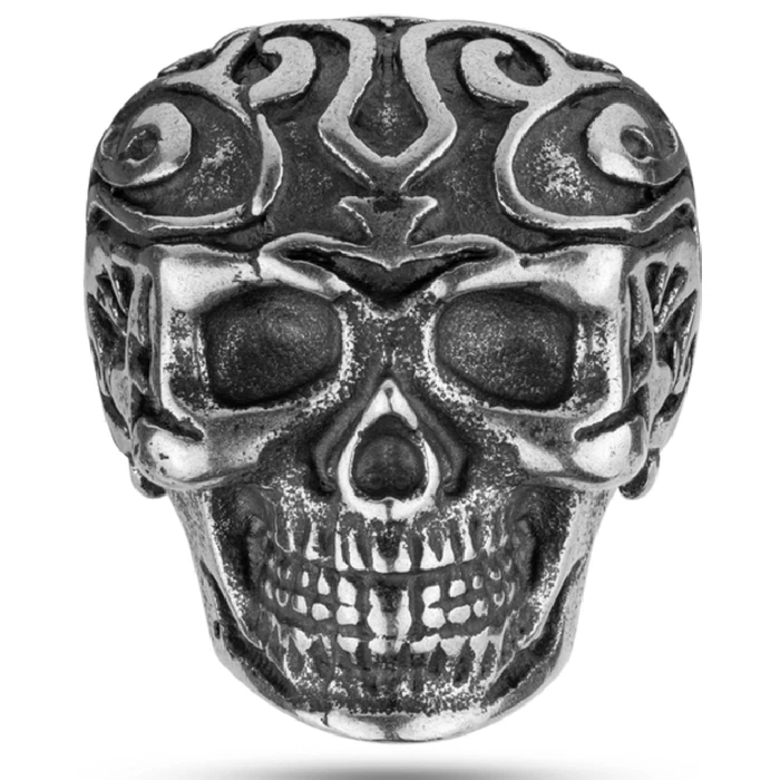 Ανδρικό Δαχτυλίδι Police Peagf2120203 (26) από Ατσάλι Grey