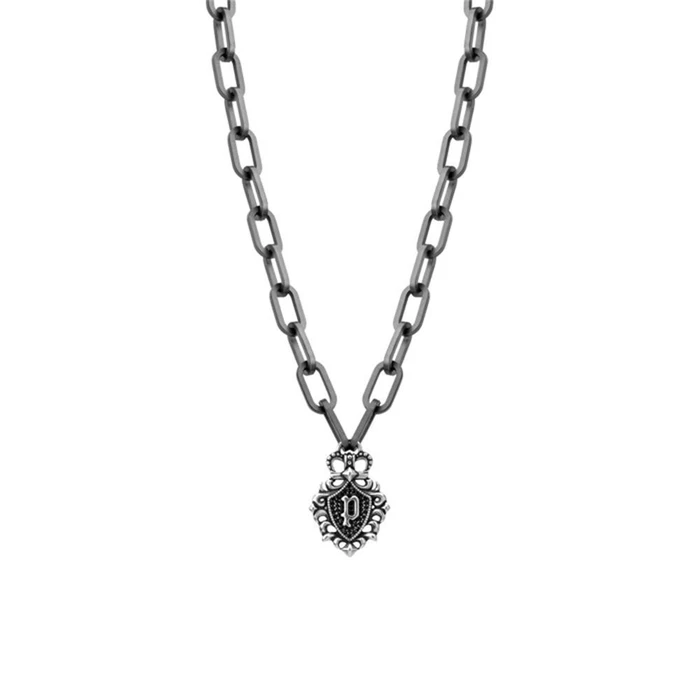 Ανδρικό Κολιέ Police Pejgn2112701 (50+20cm) από Ατσάλι Grey