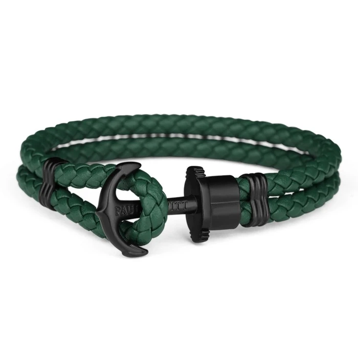 Βραχιόλι Unisex Paul Hewitt Ph-Ph-L-B-Gxs (14-15cm) Δερμάτινο Green
