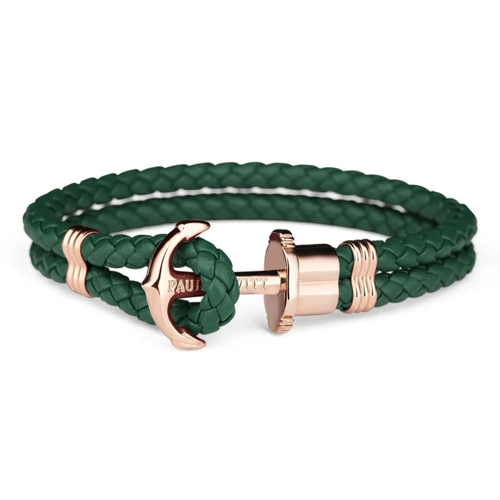 Βραχιόλι Unisex Paul Hewitt Ph-Ph-L-Rgxxl (19-20cm) Δερμάτινο Green