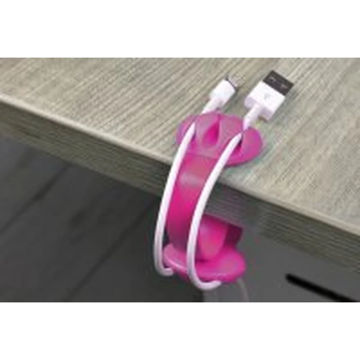 Clips Καλωδίων Grab n Go SILICONE PINK