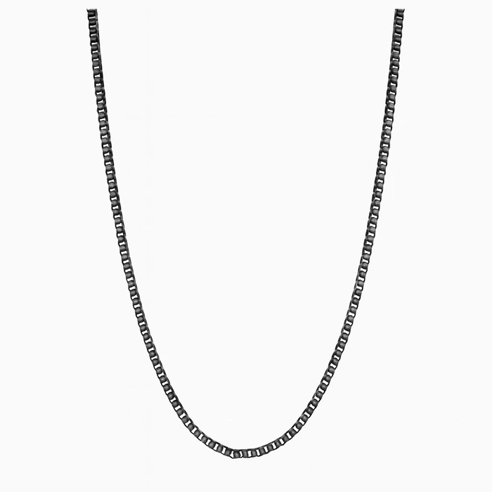 Ανδρικό Κολιέ Police Pj26564Psb03 (500+200Mm) από Ατσάλι Black