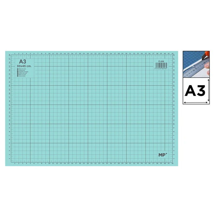 Επιφάνεια Κοπής Mp A3 Pl906 Με Κλίμακα 30x45cm Πράσινη