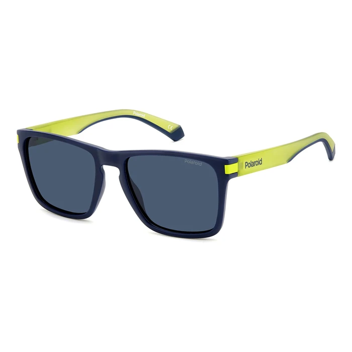 Polaroid Unisex Sunglasses PLD2139/S FLL/C3 – Navy blue acetate frame, Polarized UV400 lenses, 56/18/140 mm