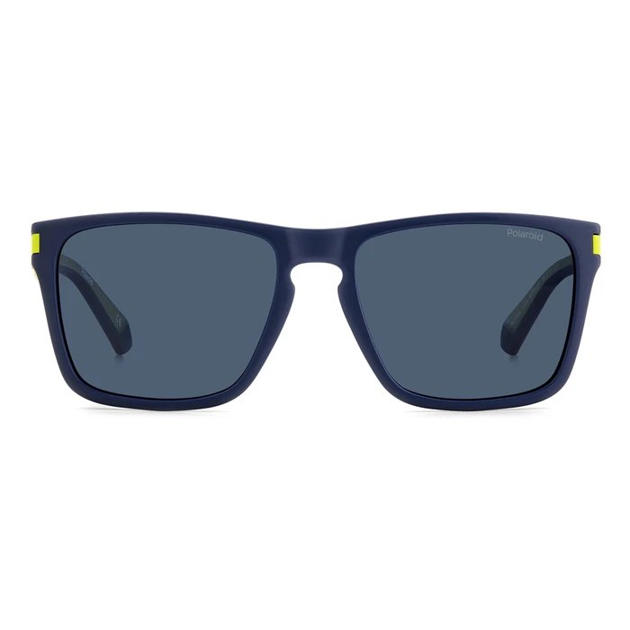 Polaroid Unisex Sunglasses PLD2139/S FLL/C3 – Navy blue acetate frame, Polarized UV400 lenses, 56/18/140 mm