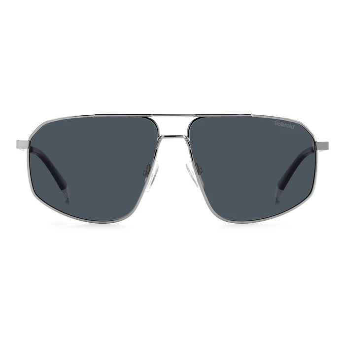 Polaroid Men's Sunglasses PLD4118/S/X 6LB/C3 (PLD4118SX6LBC) - Metal Aviator 59/13/145 mm, Polarized Blue/Grey Lenses