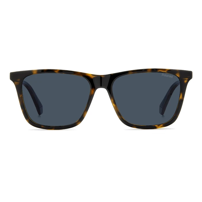 Polaroid Men's Polarized Sunglasses PLD4190/S 086 (56/16/145) - Grey Lenses, Brown Frame
