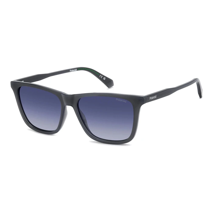 Polaroid Men's Sunglasses PLD4190/S KB7 - Grey Acetate Frame, Blue Gradient Lenses (56/16/145)