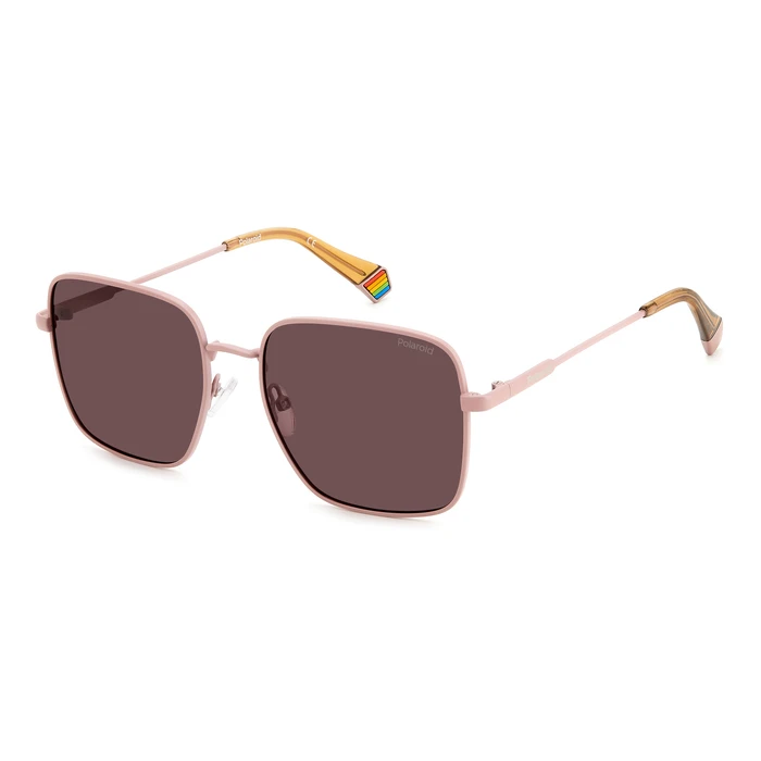 Polaroid Women's Polarized Sunglasses PLD6194/S/X 8KJ/KL — 56/17/145 mm, Brown/Pink Polarized Lenses, UV400