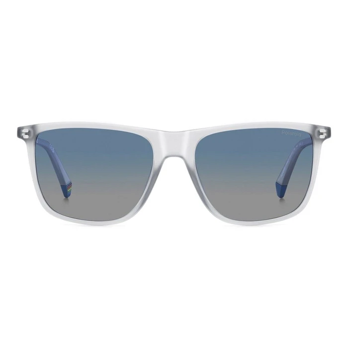 Polaroid Men's Sunglasses PLD6232/S 2M4/Z7 — Transparent Frame, Blue Gradient Lenses (55/17/140)