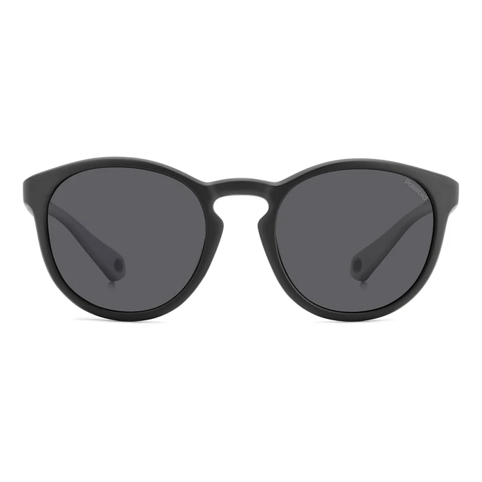 Polaroid Unisex Sunglasses PLD7050/S 003M9 (PLD7050S003) - Polarized, 52 mm Grey Lenses, Black Frame