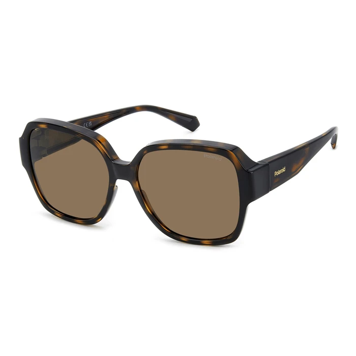 Polaroid Ancillaries Unisex Sunglasses PLD9021/S 086/SP - Brown Polarized Fit‑Over (58-16-145)