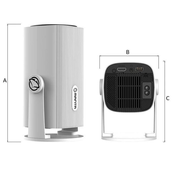 Manta MultiVision Portable PMA202A24 Smart Mini Projector