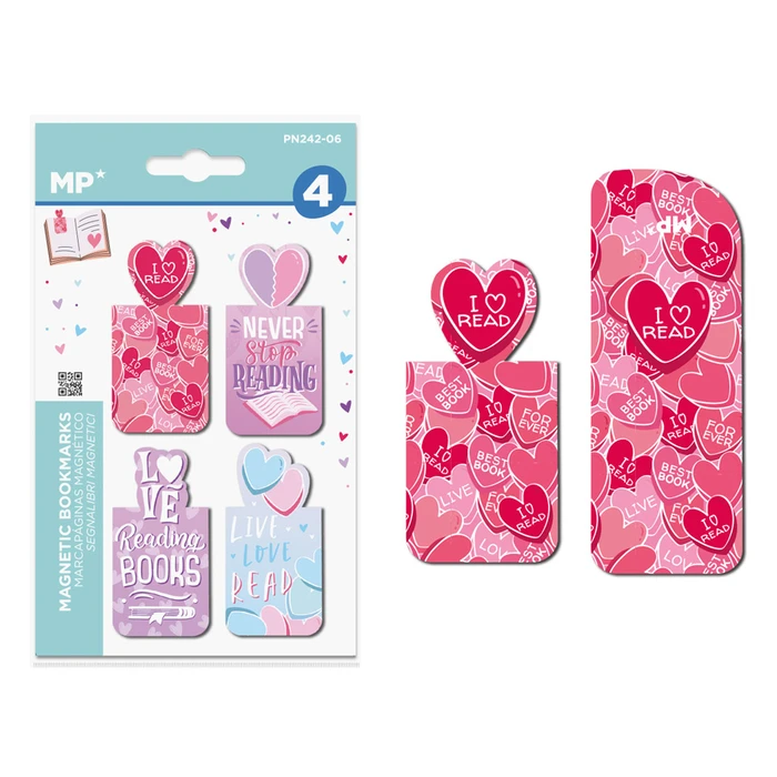 Σελιδοδείκτες MP μαγνητικοί PN242-06, 8x3cm, 4τμχ