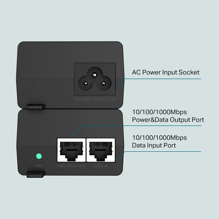 TP-Link omada PoE+ injector POE160S, V4.0