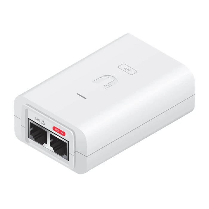 Poe Adapter Ubiquiti Poe-24-24W-G-Wh, 24Vdc, 24W, Gbit