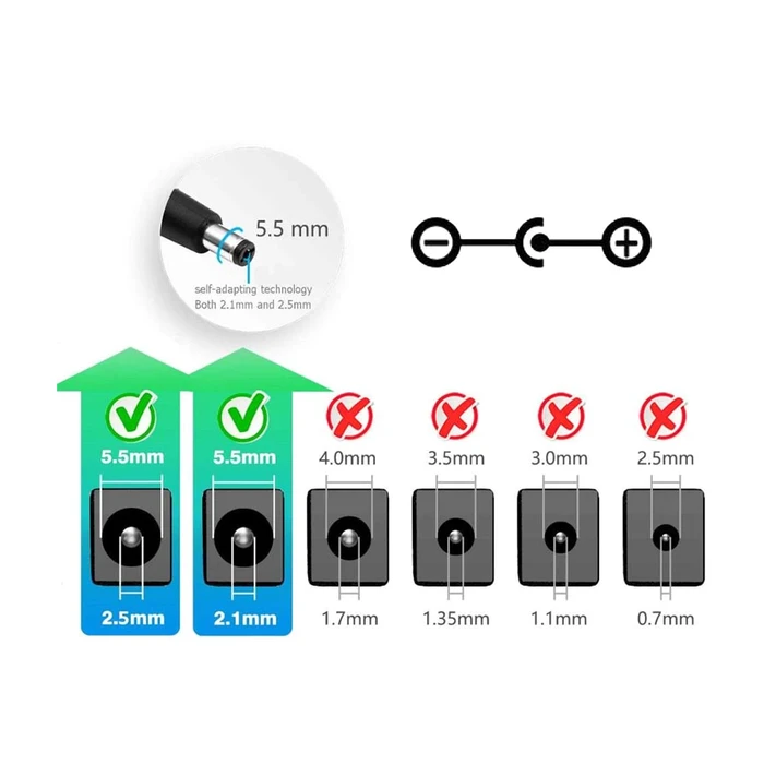 Τροφοδοτικό LED Blackmoon 12V 5A - DC TIP 5,5/2,1-2,5MM