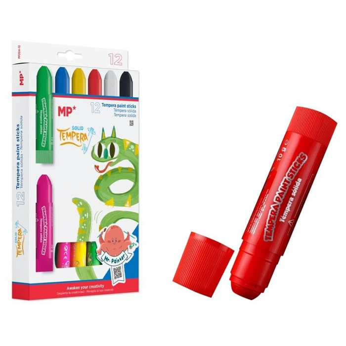 Τέμπερες Ζωγραφικής Mp Σε Στικ Pp204-12 12τμχ