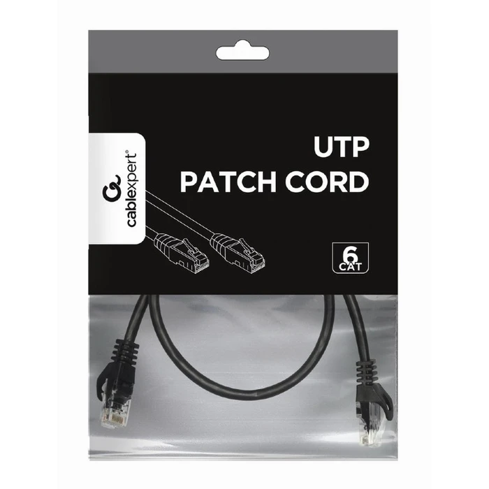 Καλώδιο Δικτύου Cablexpert UTP CAT6 0,25M Black