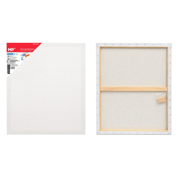 MP καμβάς τελάρο ζωγραφικής PP98-5060, 50x60 cm, 280 gr/m², λευκός