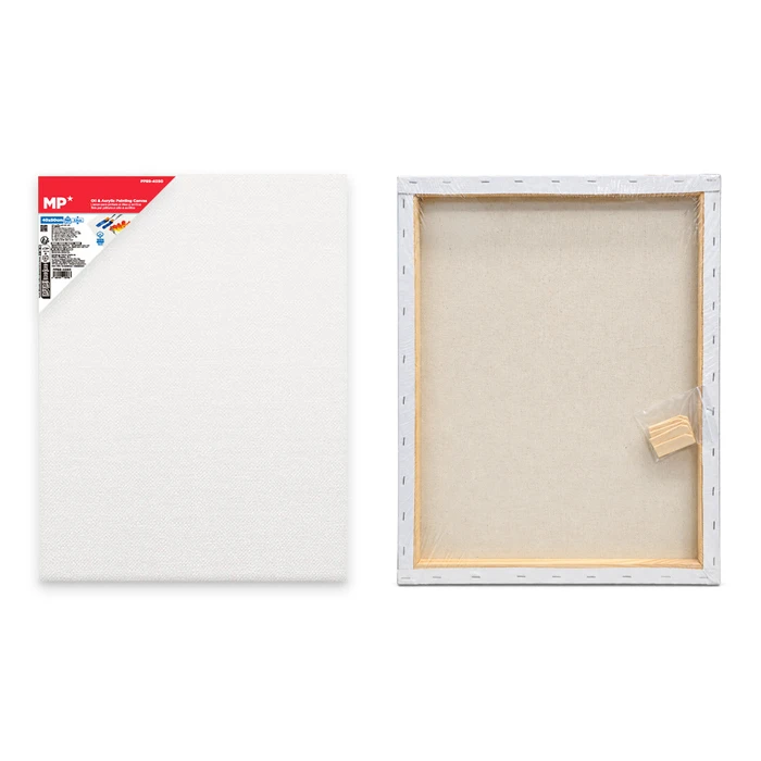 MP Stretched Canvas Frame PP99-4050, 40x50 cm, 380 g/m², White