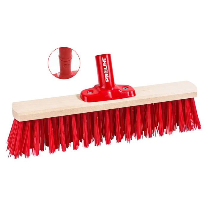 Ξύλινη Σκούπα Proline 14300 με Συνθετική Τρίχα 8Cm, Click System, 30cm