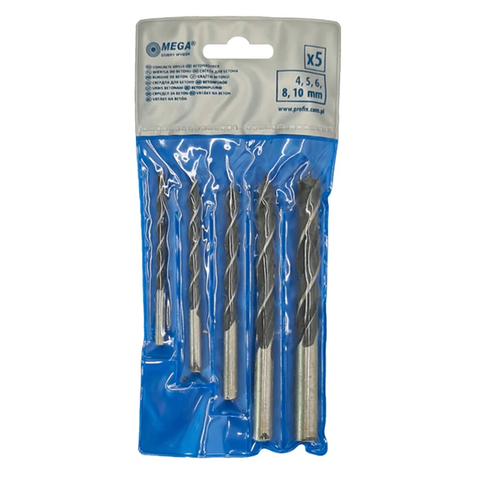 Mega Σετ Τρυπάνια Για Ξύλο 26205, 4-10mm, 5τμχ