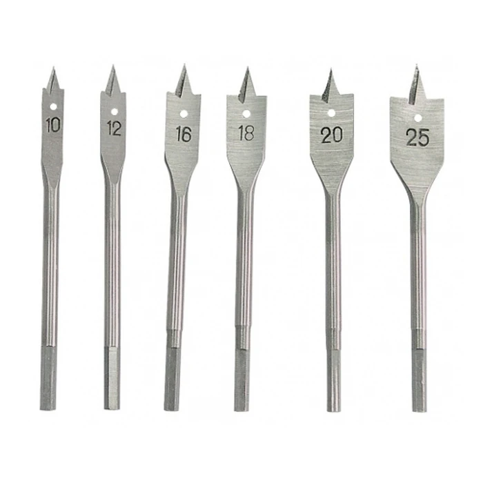 Mega Σετ Τρυπάνια Ξύλου Φτερού 26406, 10-25mm, 6τμχ